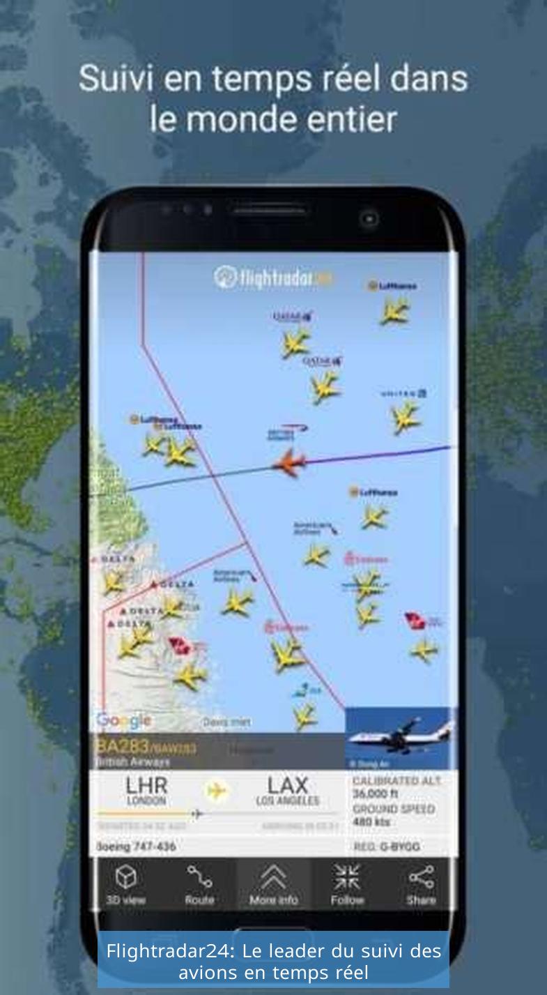 Flightradar24: Le leader du suivi des avions en temps réel